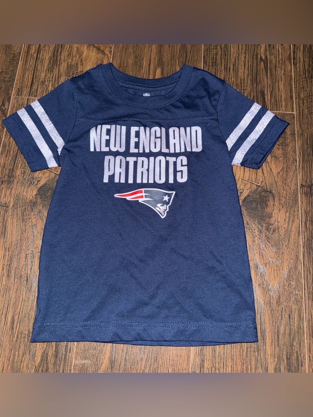 New England Patriots Kids Navy Short Sleeve Tee